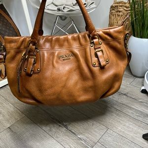 Authentic Prada Two Way Leather Bag